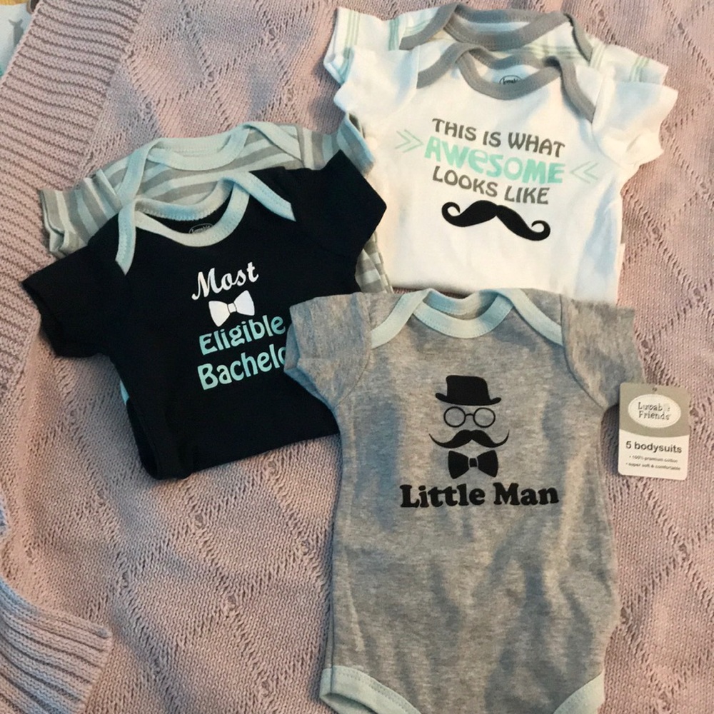 0-3 short sleeve onesies